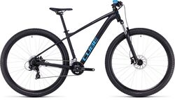 Cube Aim Hardtail MTB - Black/Blue Thumbnail