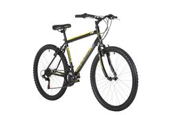 Freespirit Tracker Mens Mountain Bike, Black/Yellow - 18 Speed, 26