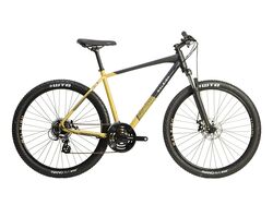 Raleigh Strada X Hardtail Hybrid Mountain Bike - Satin Black/Gold Thumbnail