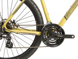 Raleigh Strada X Hardtail Hybrid Mountain Bike - Satin Black/Gold 5 Thumbnail