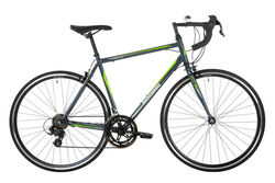 Barracuda Corvus Mens Road Bike, 700c, 14 Speed - Blue Steel/Green Thumbnail