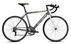 Basis Phantom Unisex ALLOY Road Bike, 700c Wheel, 14 Speed - Gloss Grey/Lime/White Thumbnail
