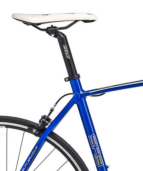 Buy a Torino SR3 Gents 700C 18 Speed Shimano Sora STI Alloy Frame Carbon Forks Blue from E Bikes Direct Outlet