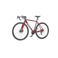 Coyote Granite Gravel Road Bike, 700c Wheel, 18 Speed - Gloss Burgundy 5 Thumbnail