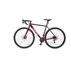 Coyote Granite Gravel Road Bike, 700c Wheel, 18 Speed - Gloss Burgundy 6 Thumbnail