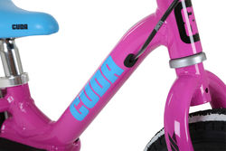 Cuda New Runner Girls Alloy Training Balance Bike, Pink/Blue - 12