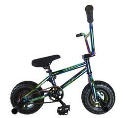 1080 Stunt Freestyle Mini BMX Bike, LTD Edition Frame - Neo Chrome Jet Fuel Thumbnail