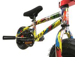 1080 Stunt Freestyle Mini BMX Bike - Ltd Ed Colour Cartoon Graphic 2 Thumbnail
