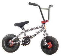 1080 Stunt Freestyle Mini BMX Bike - Ltd Ed Skulls Frame Thumbnail