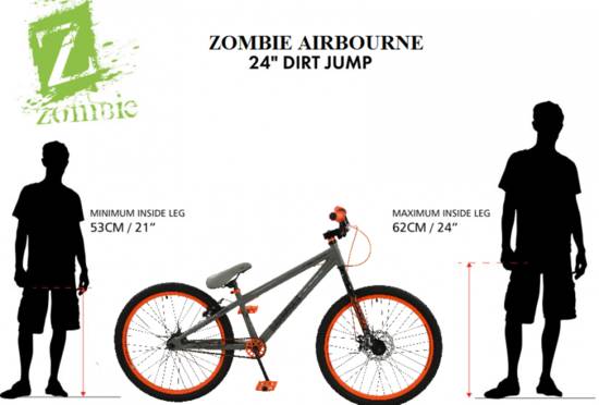 zombie dirt jump bike