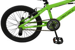 Zombie Nuke Junior Boys 360 Gyro Freestyle BMX Bike, Green - 18