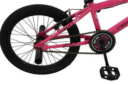 Zombie Sting Junior Girls 360 Gyro Freestyle BMX Bike, Pink - 18