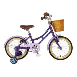 Dawes Lil Duchess 16in Wheel Kids Heritage Bike - Purple Thumbnail