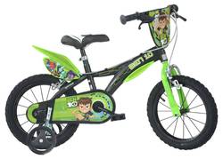 Dino Ben 10 Kids Bike with Stabilisers Thumbnail