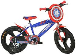 Dino Captain America Boys Bike with Shield - 14