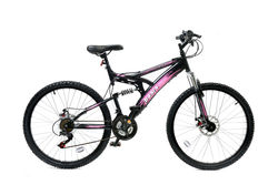 Basis 1 FS Mountain Bike Black Pink