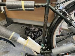 Ex Demo Raleigh Pioneer Trail Crossbar Traditional Hybrid Bicycle 2021 - Green/Black 1 Thumbnail