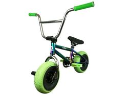 Imperfect 1080 Mini Freestyle BMX - Neo Chrome Jet Fuel/Chrome/Green 2 Thumbnail