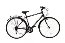 Imperfect Aurai Trekker Unisex Heritage Bike 700c Wheel 18 Speed Black Thumbnail