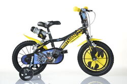 Imperfect Dino Batman 16in Bike - Black/Yellow Thumbnail