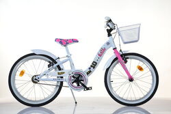 Imperfect Dino Peppa Pig Pink Girls Bike with Doll Carrier - 14