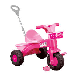 Imperfect Dolu Unicorn Kids Girls My First Trike Ride On with Parent Handle - Pink Thumbnail