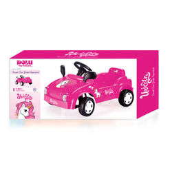 Imperfect Dolu Unicorn Kids Smart Car Ride On Toy, Pedal Operated - Pink 2 Thumbnail