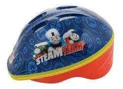 Imperfect Thomas & Friends Kids Bike Safety Helmet 48-52cm Blue Adjustable 1 Thumbnail