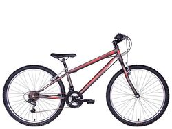 Imperfect Tiger Hazard Mens Mountain Bike MTB, Red - 26