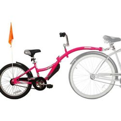 Imperfect WeeRide Co Pilot Tagalong Trailer Child Bike Seat - Pink Thumbnail