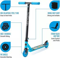 Imperfect Xootz Monster Mash Up Kids Stunt Scooter - Blue/Black 1 Thumbnail