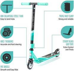 Imperfect Xootz Shred 2.0 Stunt Scooter Adult and Kids - Teal 1 Thumbnail