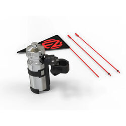 EzyRoller Bottle Holder and Flag - Black