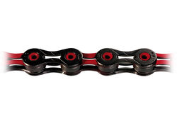 KMC Chain Diamond Like Coating 116 Link 10 Speed - Black/Red Thumbnail