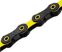 KMC Chain Diamond Like Coating 126 Link 12 Speed - Black/Yellow Thumbnail