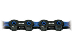 KMC X10 Chain 10 Speed Diamond Like Coating Black/Blue Thumbnail