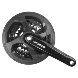 Shimano Tourney 3-speed Crankset - 24/34/42 Teeth Thumbnail