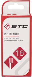 ETC Inner Tube 16 x 1.75-2.25 SCHRADER Thumbnail