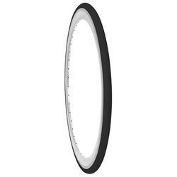 Tannus Aither II Slick Hard Road Bike Tyre, Midnight Black - 700c x 23 3 Thumbnail