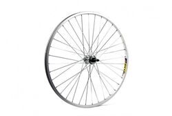 ETC MTB Bike Alloy Gear Sided Nutted Rear Wheel, Silver - 26