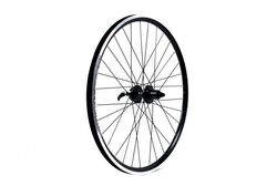 ETC MTB Bike Q/R Alloy Rear Wheel, Silver - 26