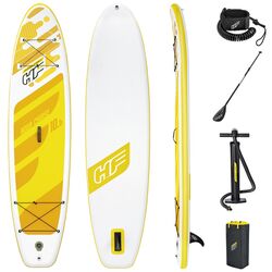 Bestway Hydro-Force Aqua Cruise Inflatable SUP Stand Up Paddleboard - White/Yellow Thumbnail