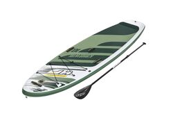 Bestway Hydro-Force Kahawai Surf Inflatable SUP Stand Up Paddleboard - White Green 1 Thumbnail