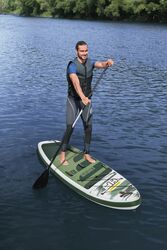 Bestway Hydro-Force Kahawai Surf Inflatable SUP Stand Up Paddleboard - White Green 2 Thumbnail