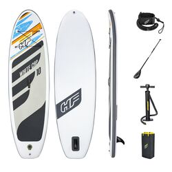 Bestway Hydro-Force White Cap Inflatable SUP Stand Up Paddleboard Set - White Thumbnail
