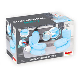 Dolu Toddlers Bathroom Educational Training Potty - Blue 1 Thumbnail