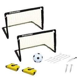 Kickmaster Quick-Pitch Home Foldable Football Set Thumbnail