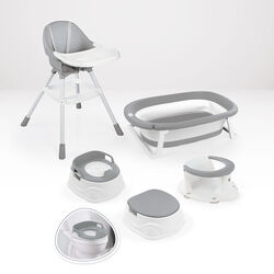 Dolu 6 In 1 Baby Set - White/Grey Thumbnail