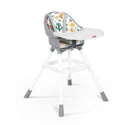Dolu Comfort High Chair - White/Grey Thumbnail