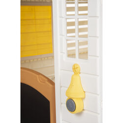 Dolu Garden Playhouse With Fence - White 1 Thumbnail